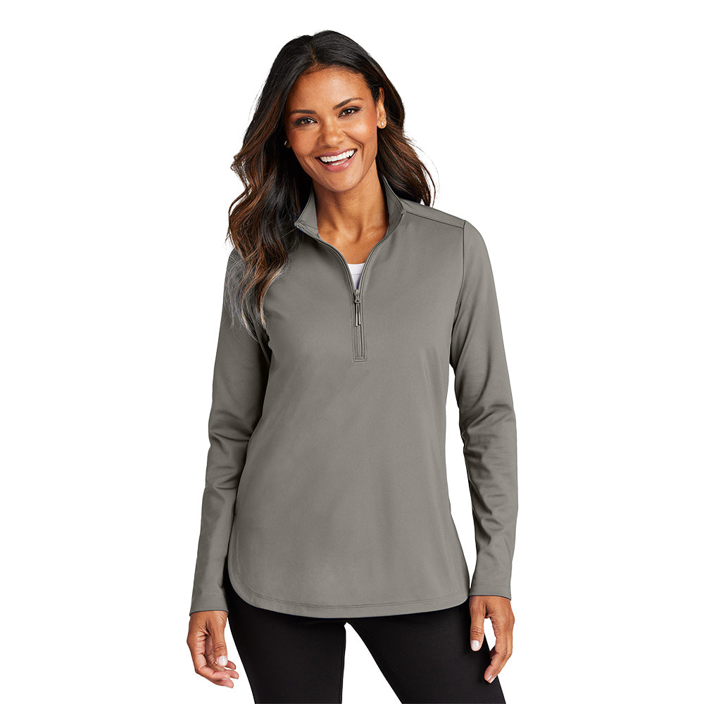 Port Authority Women's C-FREE Double Knit 1/4-Zip